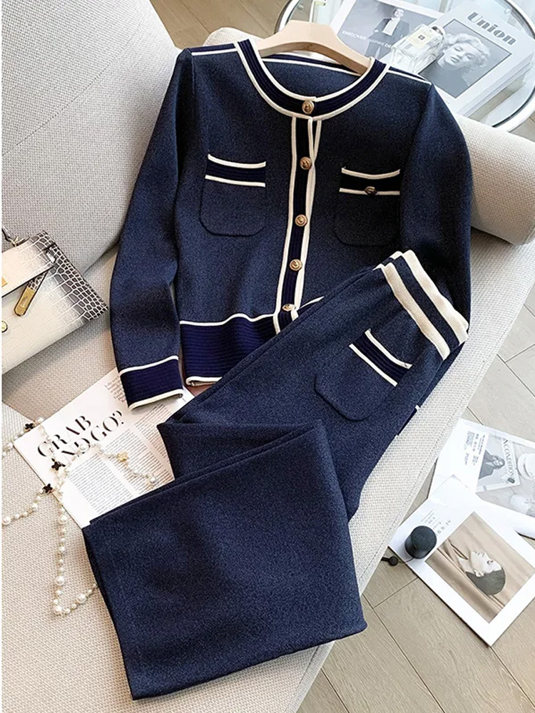 Winter Clothing Kit - 가을 겨울 스트라이프 니트 바지 2