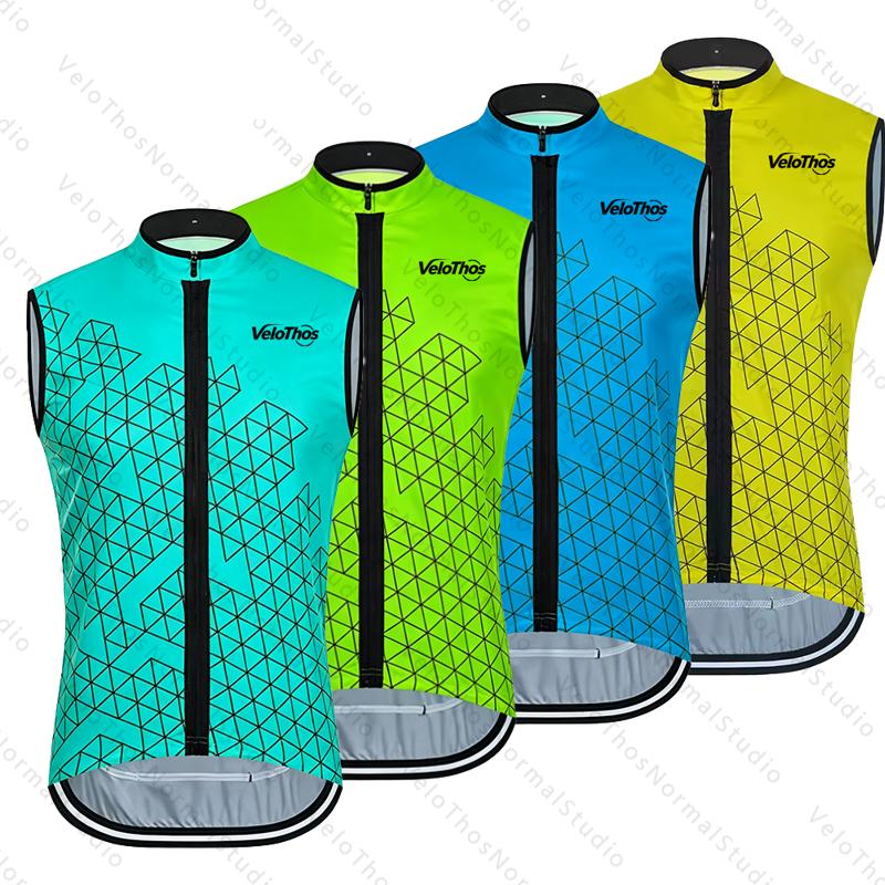 Padded Vest Gilet - 벨로토스 남성용 민소매 사이클링 조끼 런닝