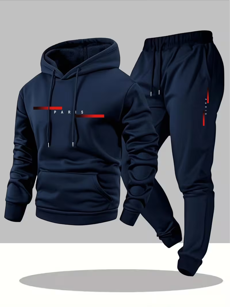 Winter Clothing Fashion - 남성 베스트셀러 트렌디 레터 프린트 세트