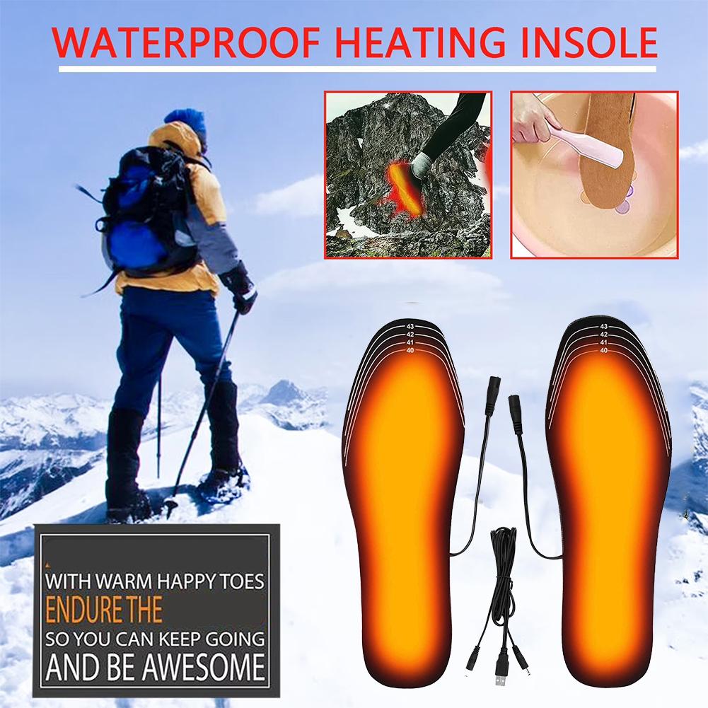 Heated Insole Rechargeable - USB 충전식 발열 깔창 사이즈 유니섹스