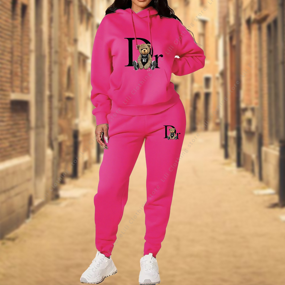 Winter Clothing Kit - 여성 Tracksuit 미적 디자이너 의류 고품질