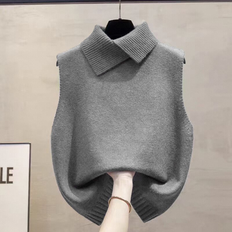 한국산 단색 가을 겨울 라펠 슬리브리스 다용도 캐주얼  - Winter Clothing Wholesale 리뷰 및 가격