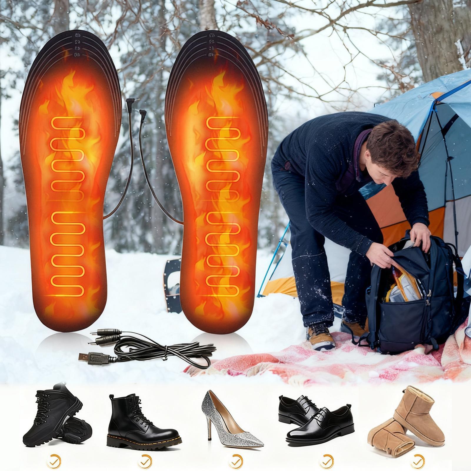 USB 충전식 발열 깔창, 스키 하이킹 얼음낚시 야외  - Heated Insole Rechargeable 리뷰 및 가격