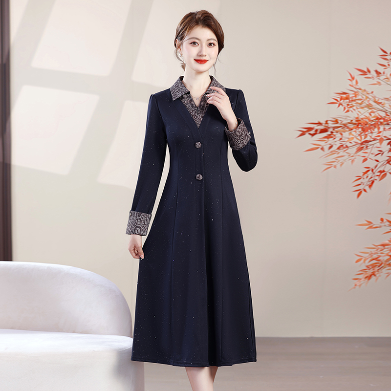 우아한 기질 여성 라펠 페이크 투피스 드레스 2025  - Winter Clothing Trends 2025 리뷰 및 가격