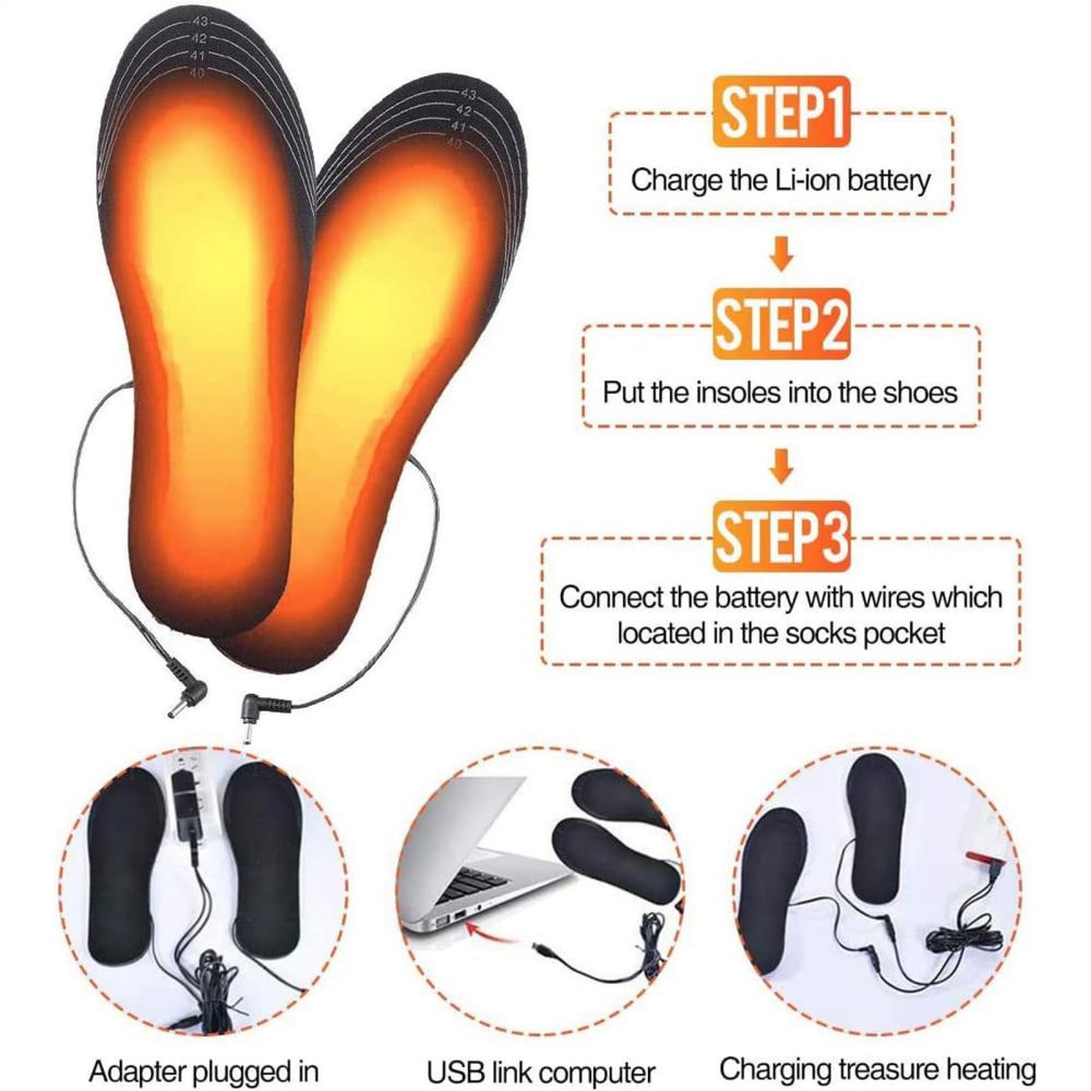 톨렉스 USB 충전식 발열 깔창 DIY 사이즈 35-4 - Heated Insole Rechargeable 리뷰 및 가격