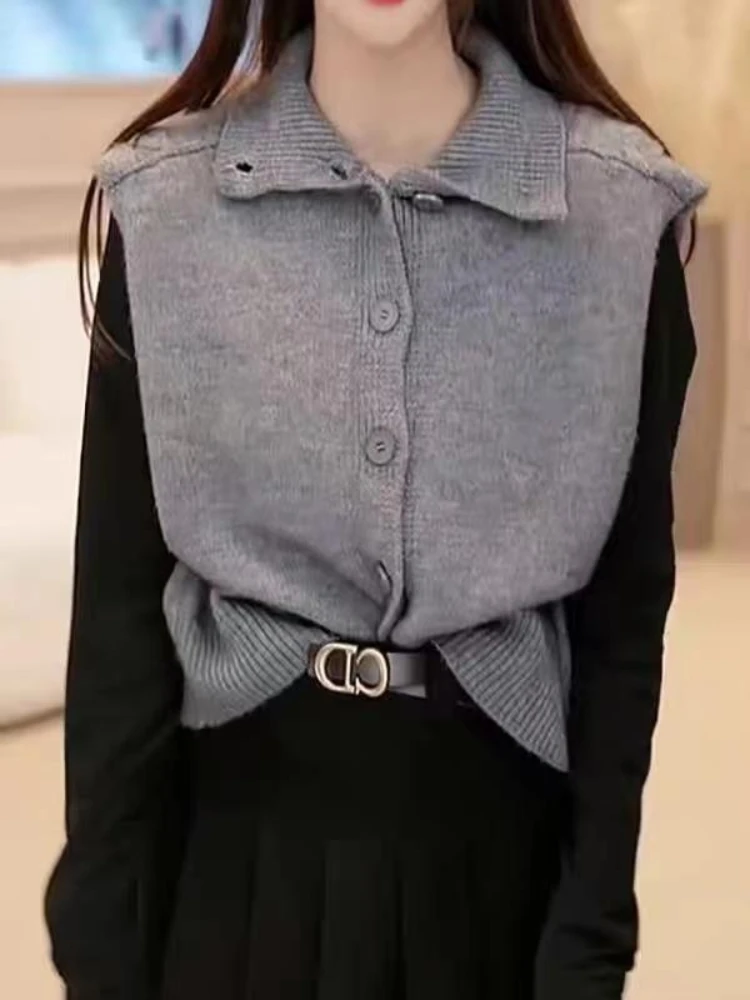 여성용 스웨터 루즈핏 가디건 여성 니트 베스트 회색 조 - Winter Clothing Trends 2025 Women'S 리뷰 및 가격