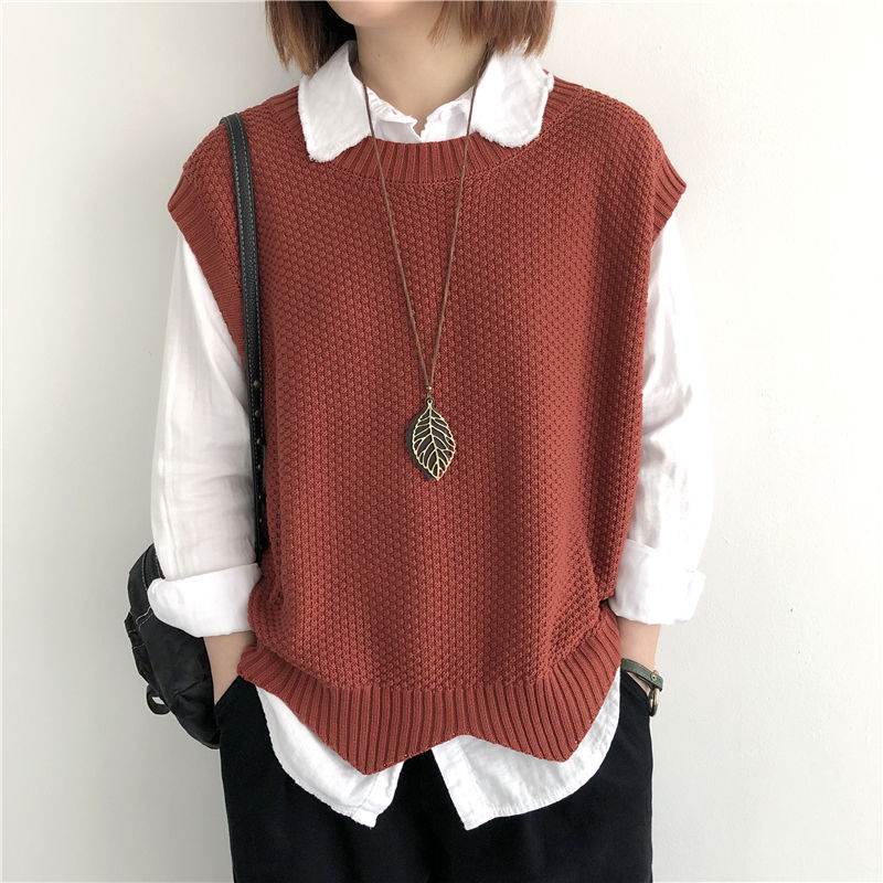 여성용 크롭 니트 조끼 저렴한 옷 점퍼 의류 짧은 조끼 - Winter Clothing Trends 2025 Women'S 리뷰 및 가격