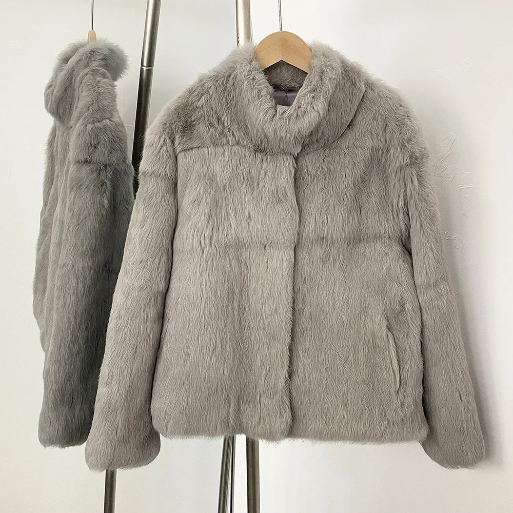 2025 신상 가을 겨울 여성 천연 토끼털 코트 겨울  - Winter Clothing Wholesale 리뷰 및 가격