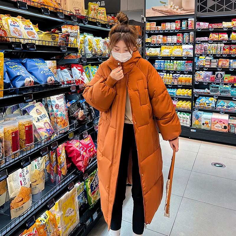 겨울 여성의 차가운 코트 파카 후드 긴 패딩 재킷 플러 - Winter Clothing Wholesale 리뷰 및 가격