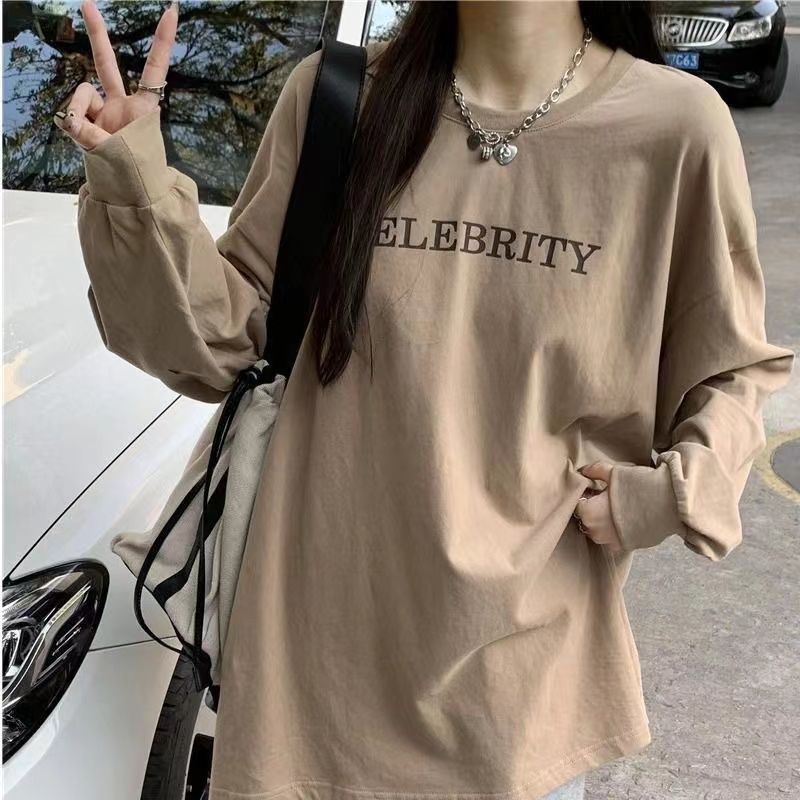 여성용 프린트 티셔츠 루즈핏 여성 티셔츠 브라운 202 - Winter Clothing Trends 2025 Women'S 리뷰 및 가격