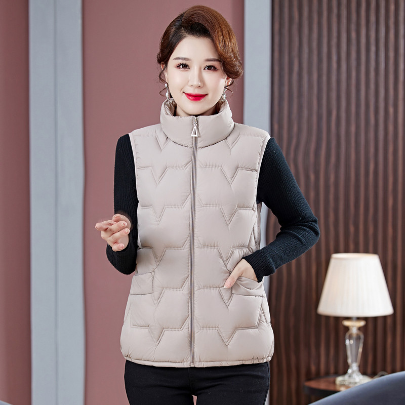여성 플러스 사이즈 스탠드 칼라 패딩 조끼 가벼운 따뜻 - Padded Vest Gilet 리뷰 및 가격