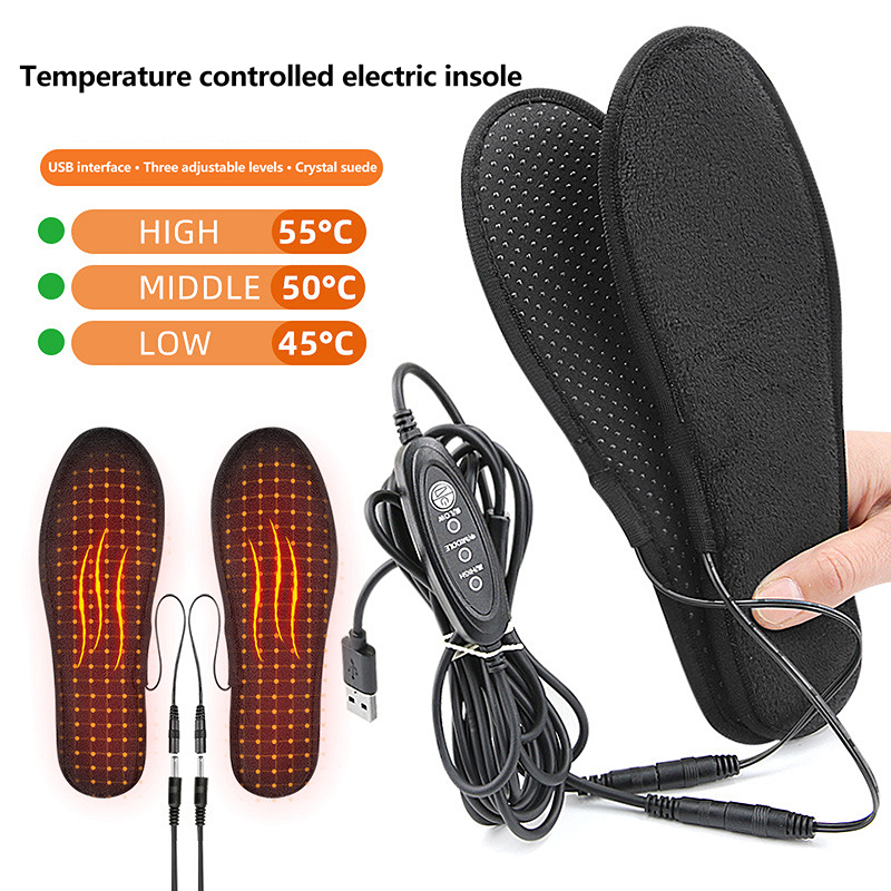 USB 가열 신발 안창, 전기 가열 신발 패드, 세탁  - Heated Insole Rechargeable 리뷰 및 가격