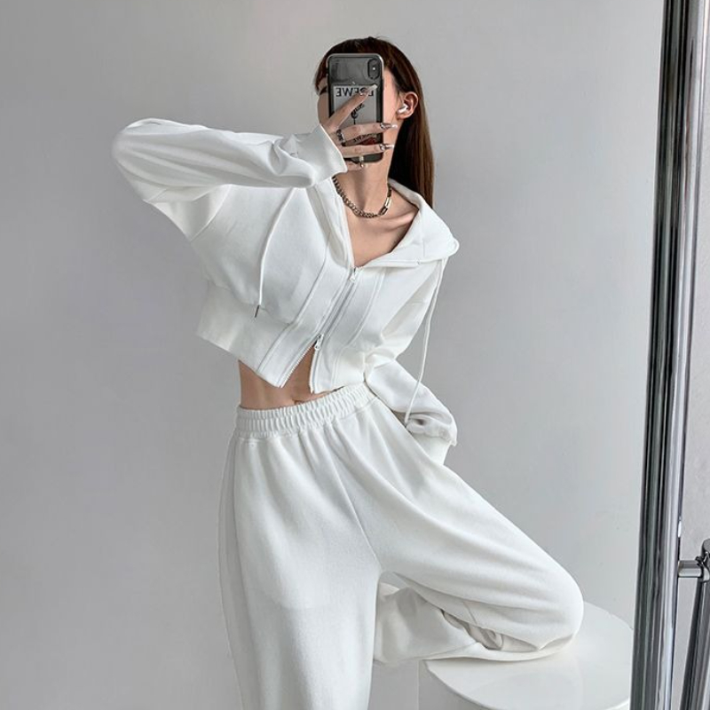 풀 지퍼 업 여성용 후드 티 스웨터 일반 한국 의류 미 - Winter Clothing Essentials For Women 리뷰 및 가격