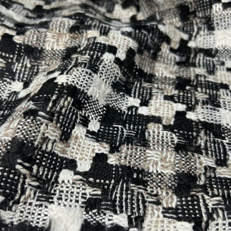 울 원단 원사 염색 하운드투스 가을 겨울 드레스 세트  - Winter Clothing Wholesale 리뷰 및 가격