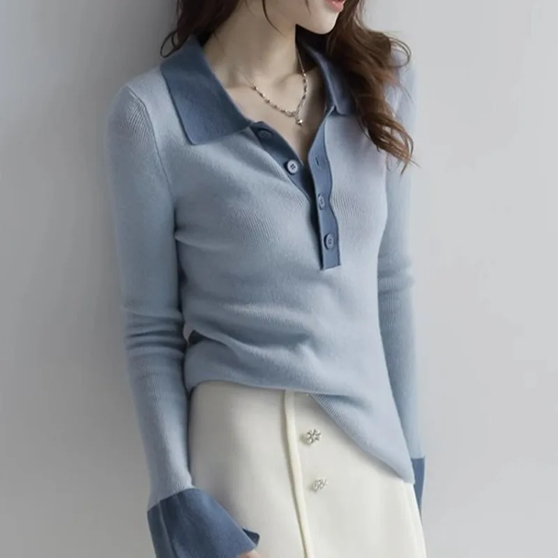 여성용 폴로 넥 티셔츠, 칼라 포함, 한국 의류, 저렴 - Winter Clothing Trends 2025 Women'S 리뷰 및 가격