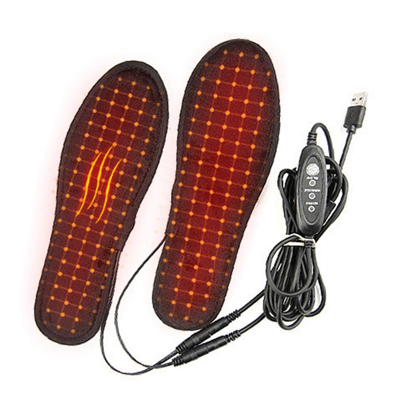 USB 짧은 봉제 가열 부츠 깔창, 야외 난방 워머,  - Heated Insole Rechargeable 리뷰 및 가격